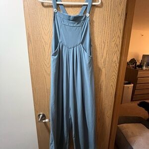 HALARA Wide Leg Blue Jumpsuit